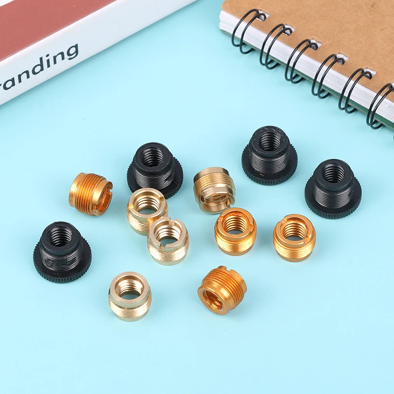 4Pcs Microphone Mic Screw Nut Clip Microphone Clip Screws Thread Adaptor Converter Conversion Nut Adapter