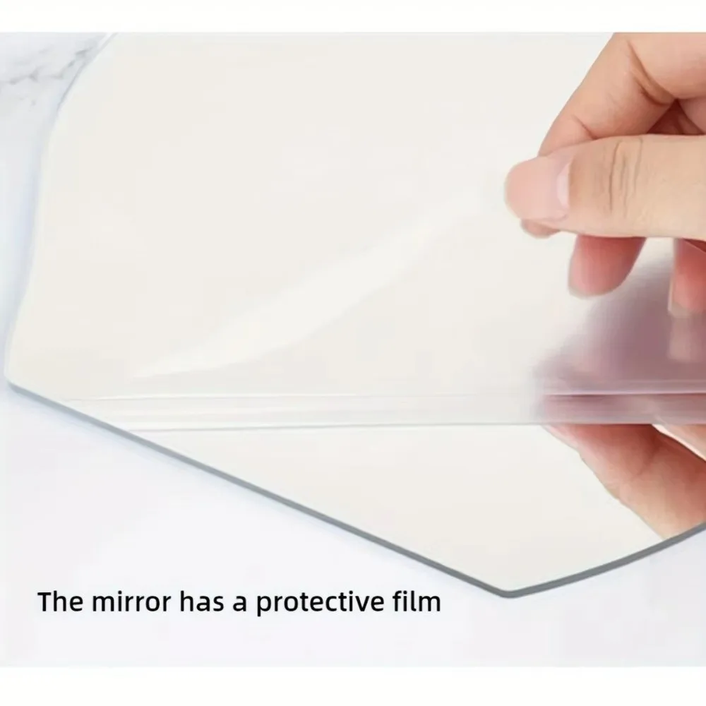 

Акриловый зеркальный лист в форме кролика, сделай сам, небьющееся зеркало для макияжа, декор, подарки для девочек, самоклеящиеся