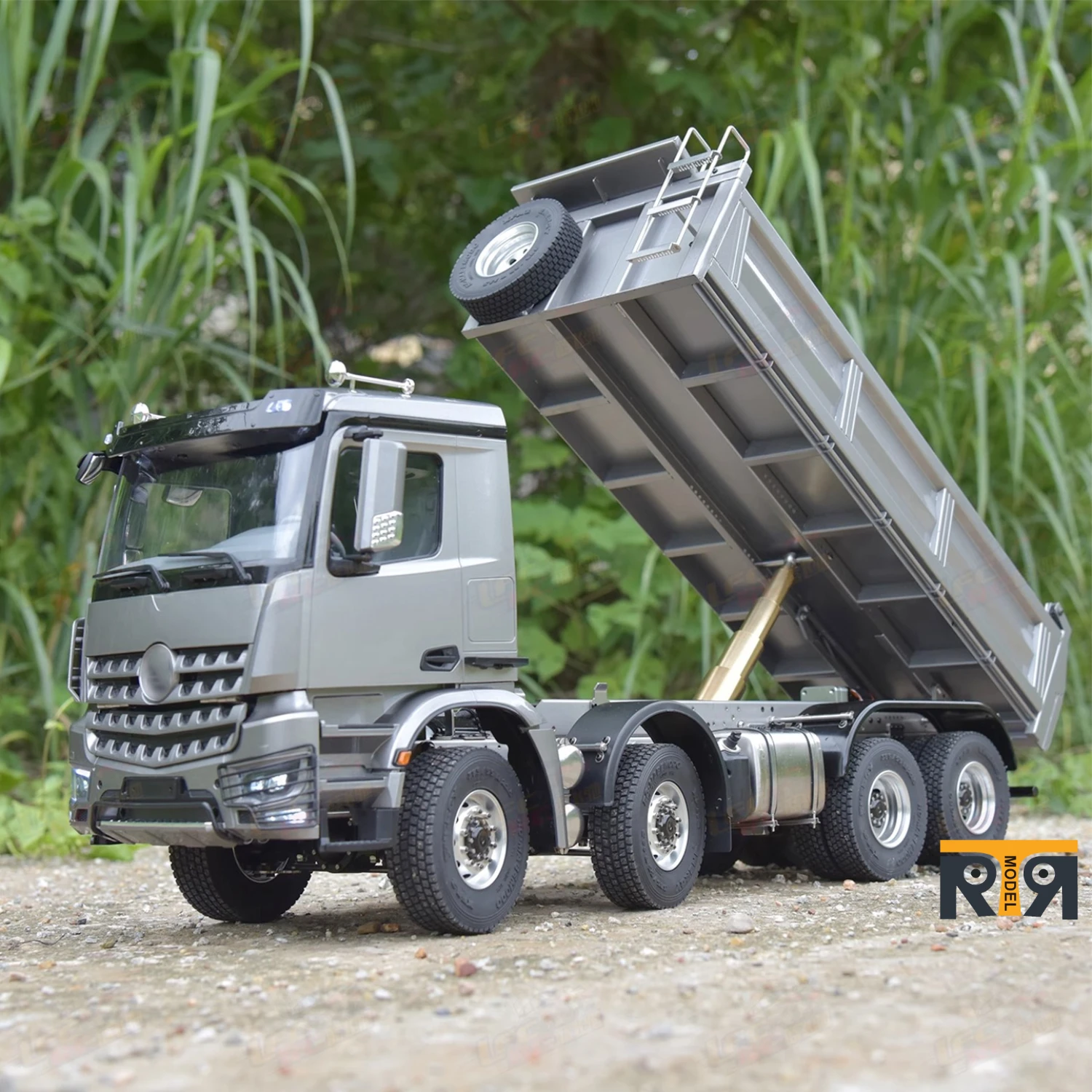 8x8 RC Truck Toys 1/14 3363 RC Hydraulic Dump Truck Model Engineering Machinery with Light and Sound System RC Car Boy Toy