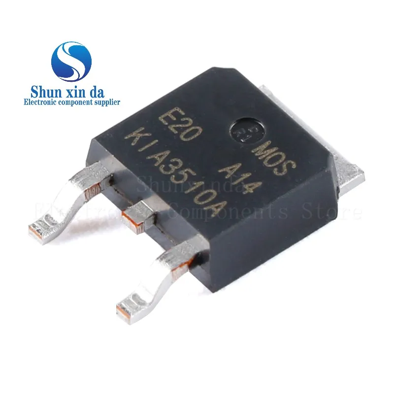 5PCS KIA3510AD KIA3510A KIA3510 TO-252-2 75A 100V N-channel MOSFET Field-effect Transistor Chip Brand New Authentic