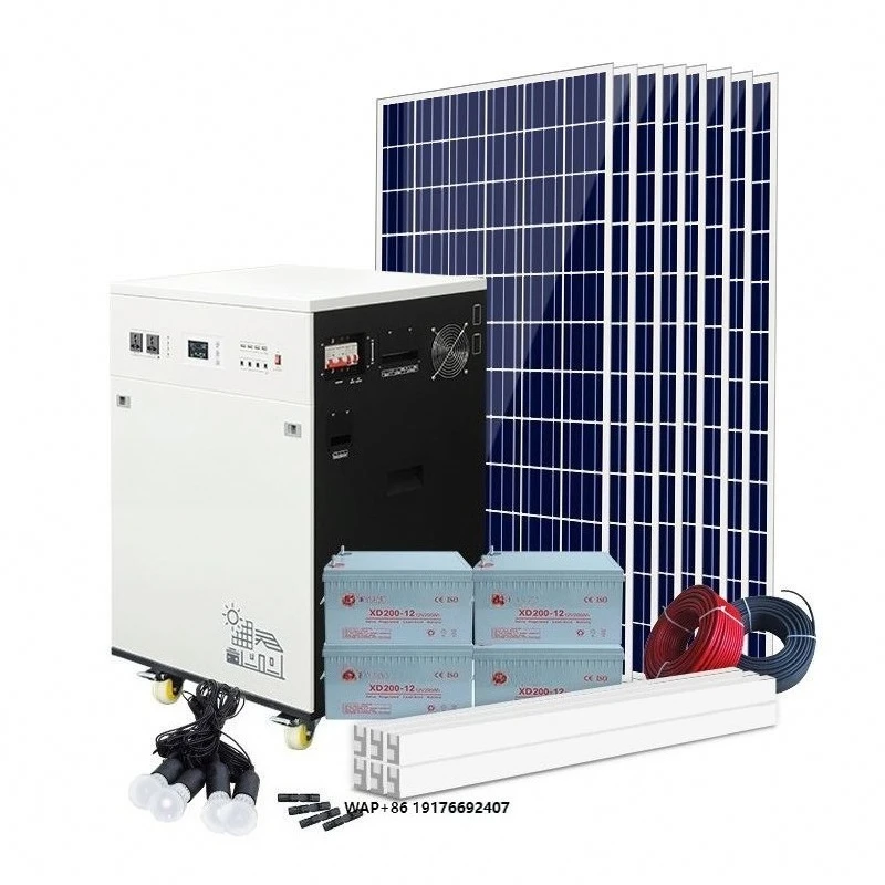 Offgrid Complete 3Kw 5KW 10kw 15KW 20kw 30kw Hybrid Energy Storage Power System Off Grid Solar Panel System Kit for Home