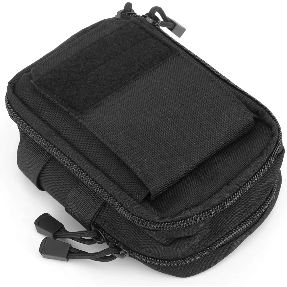 

Multipurpose Tactical Nylon Molle EDC Utility IFAK Waist Bag Pouch Holster Front Pocket Play Combo Detachable Strap