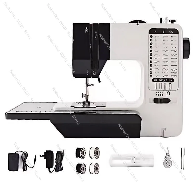 Small Sewing Machine Household Multi-Functional Electric Thick Edge Locking Sewing Machine