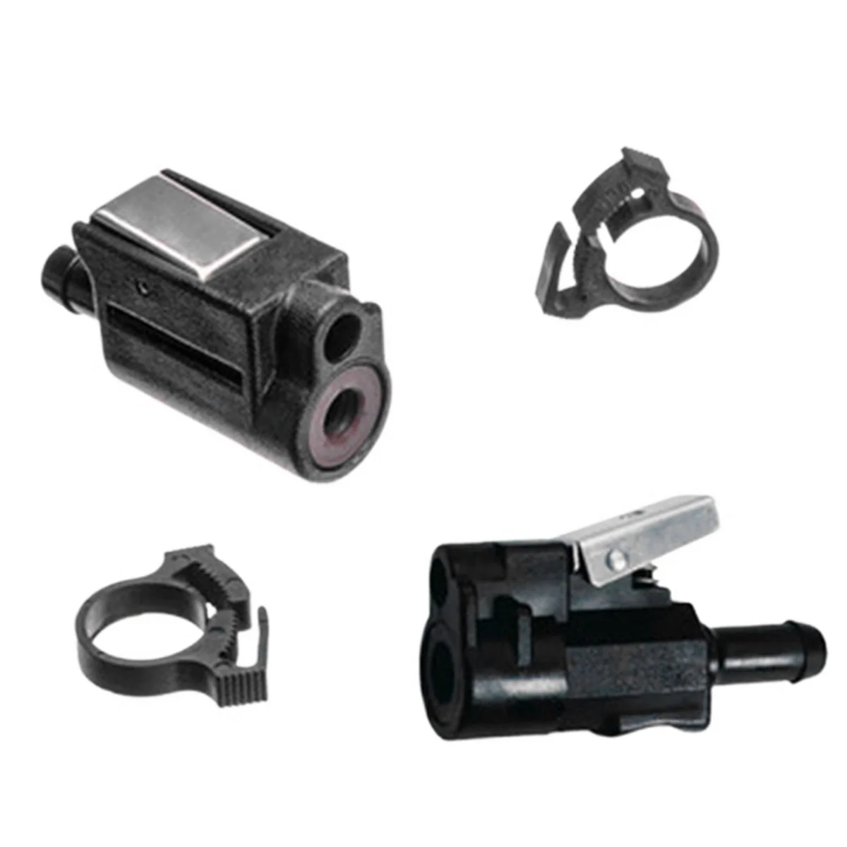 Super Sale 5/16 Inch 8mm 22-13563Q7 Fuel Line Connector Assembly for Mercury Mariner 4HP-40HP Outboard Motor 22-13563Q3