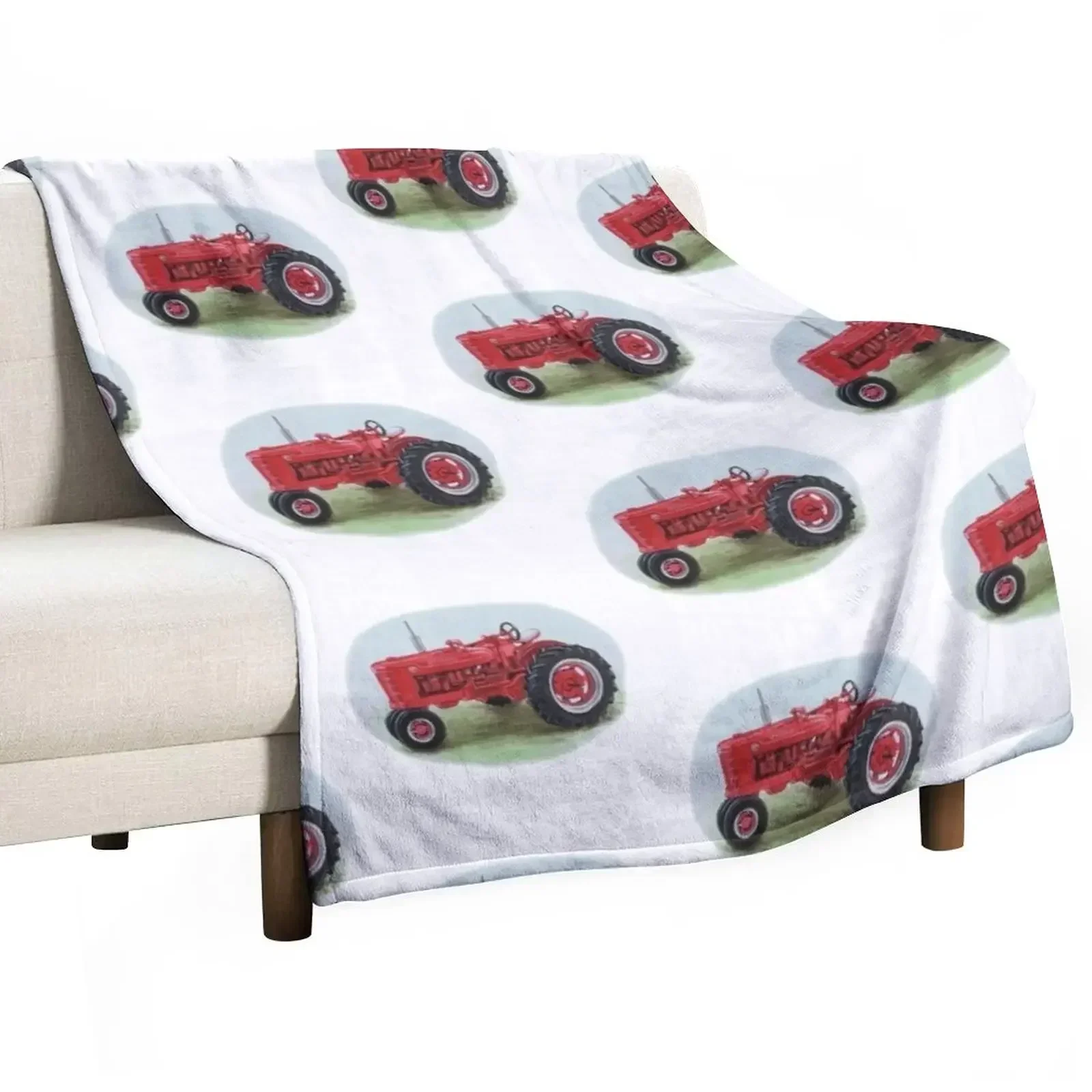 

Farmall Tractor Throw Blanket Blankets For Baby Hairys Bed Blankets