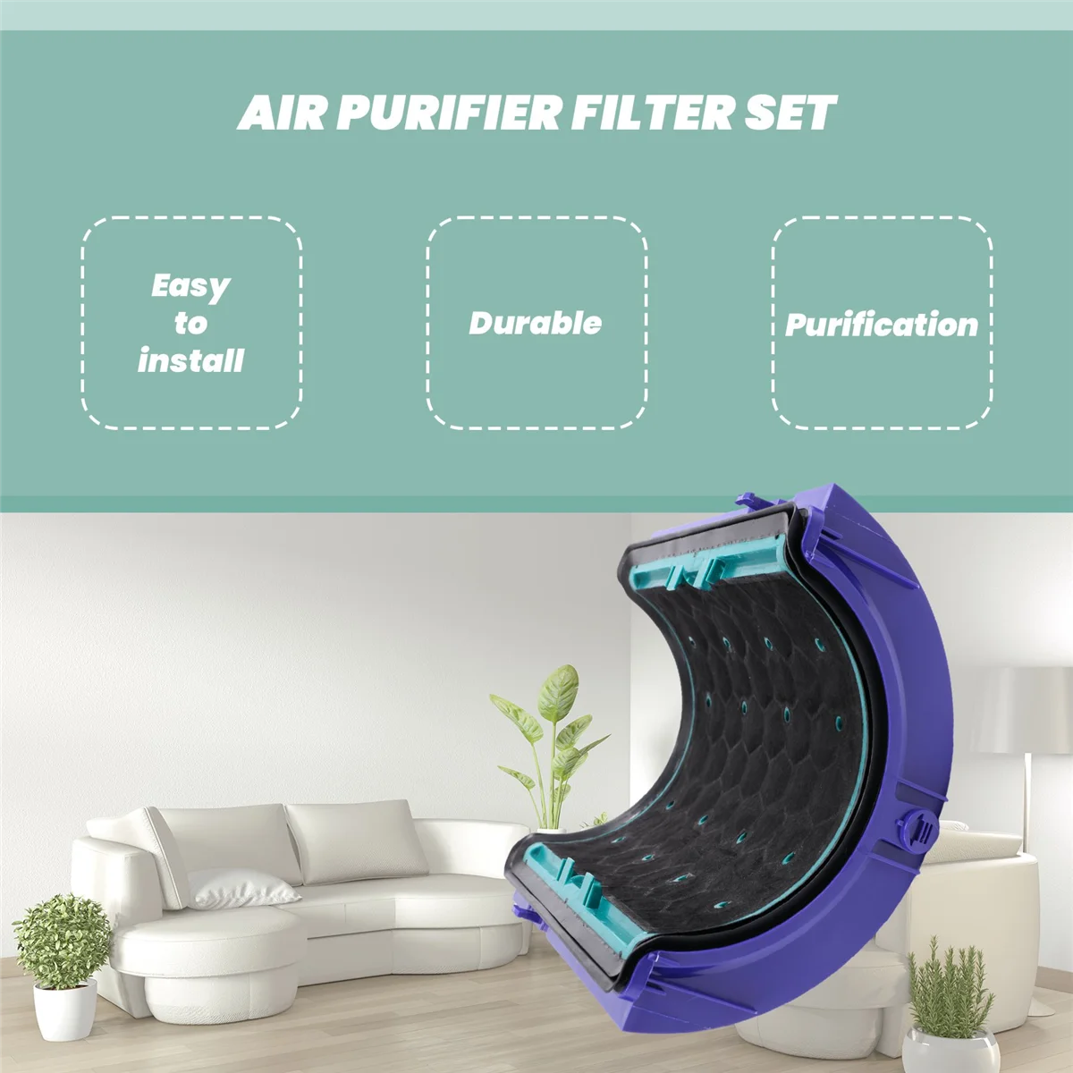 Replacements for Dyson Air Purifiers Filter,HP04 TP04 DP04 TP05 HP05 Purifying Fans Sealed Pure Cool Air Purifier