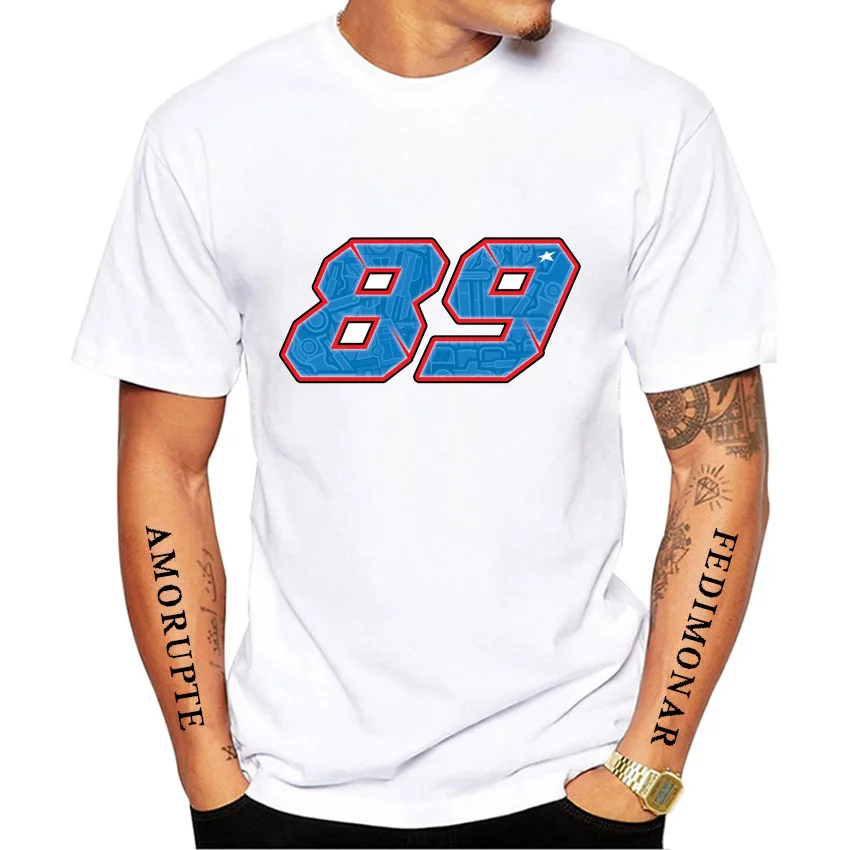 Jorge Martinator 89 GP Legend Rider T-Shirt Summer Men Short Sleeve GS Sport Boy Casual Tees Mans Motorcycle Riding  White Tops