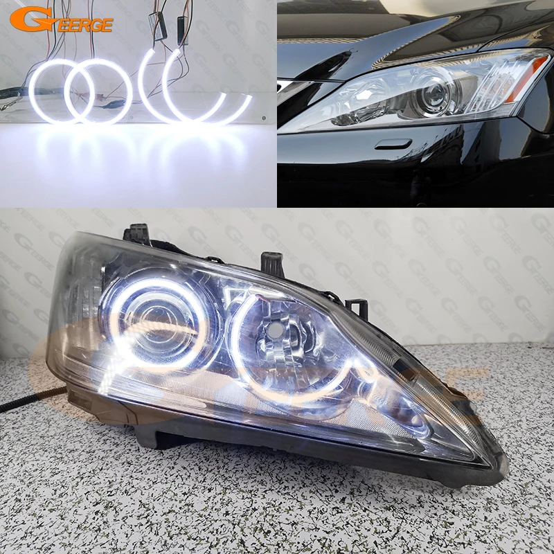 

For LEXUS ES 350 240 ES350 ES240 2010 2011 2012 Excellent Ultra Bright COB Led Angel Eyes Kit Halo Rings Day Light