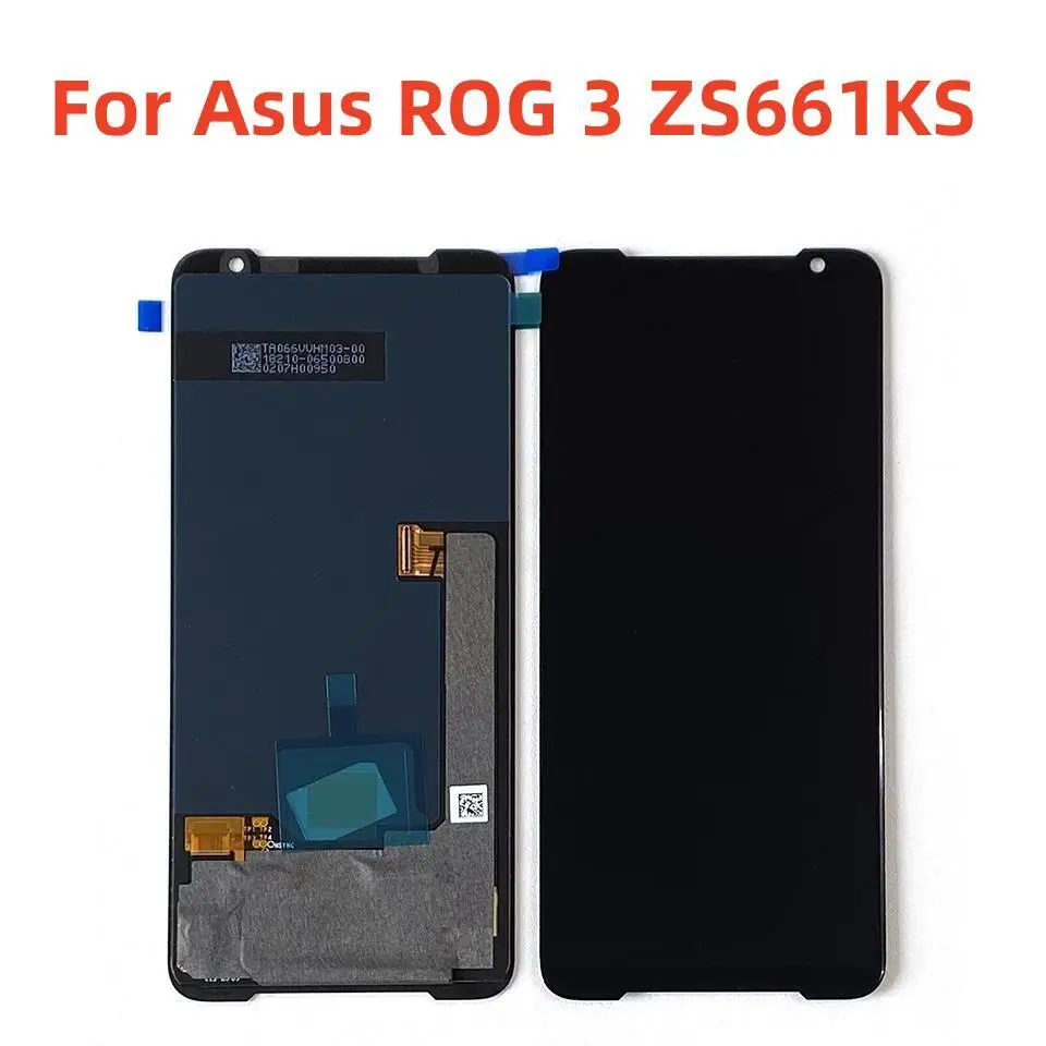 

6.59"Original Amoled For Asus ROG 3 ZS661KS LCD Display Screen+Touch Panel Digitizer For ROG Phone 3 Strix ASUS_I003DD