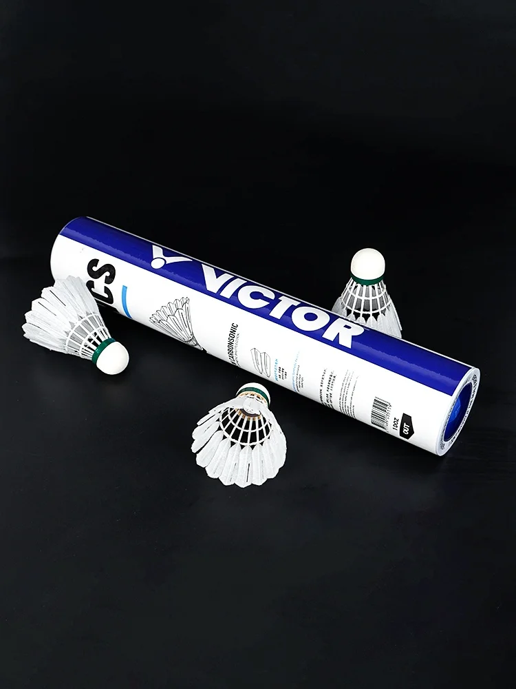 

Искусственные мячи для бадминтона Victor Flagip NCS Carbon Sound Ball Pro, ветрозащитный Durabili, набор из 6/2 предметов, спортивные фанаты Fitn...