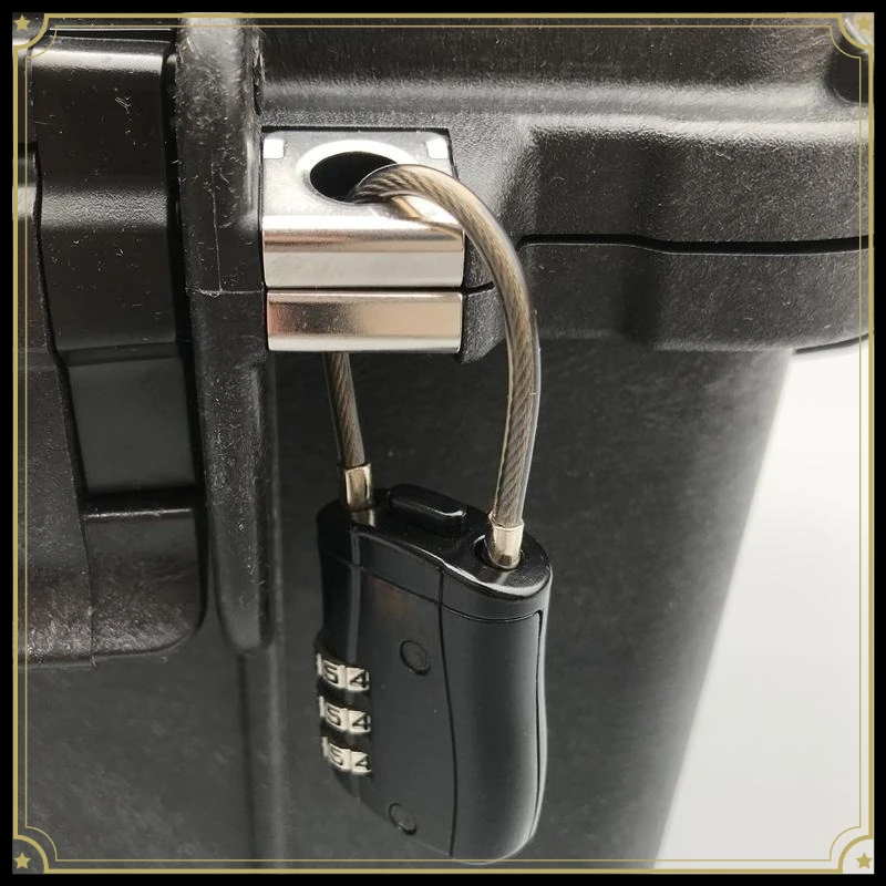TSA Customs Password Lock Custom Steel Padlock for Hard Protective Case Replacement Accessories