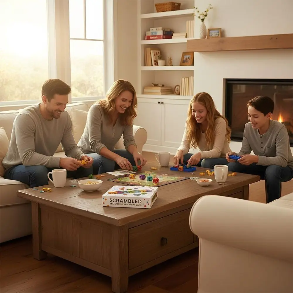 

Быстрый и увлекательный кроссворд с кубиками-буквами: развивающая игра для 1-5 игроков, тренировка мозга, вечеринка-головоломка