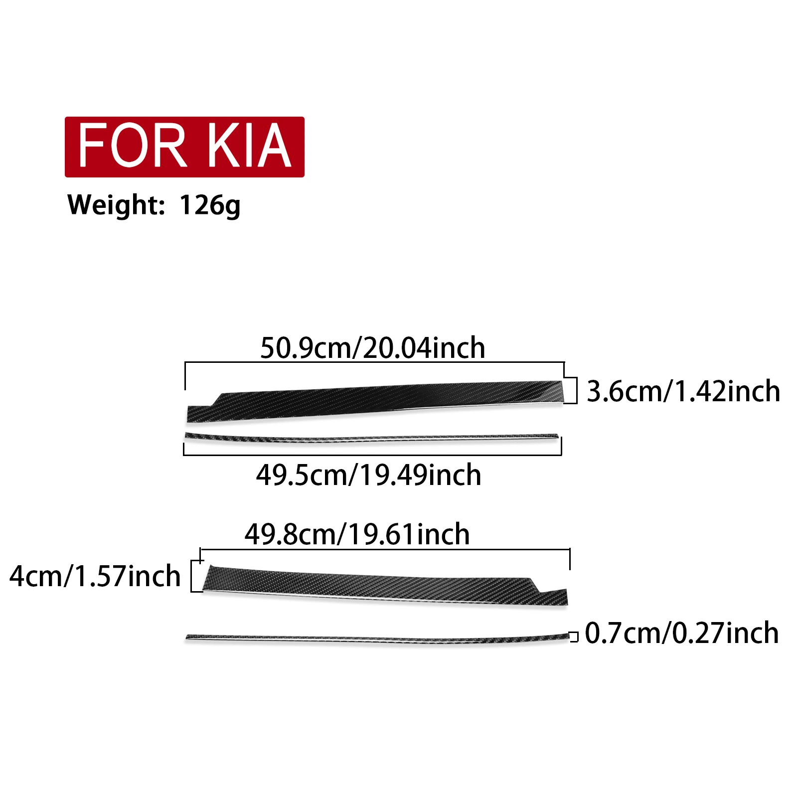 

For Kia Sportage NQ5 2022-2025 Carbon Fiber Co-Pilot Instrument Trim Automotive Interior Trim Accessories Decoration Stickers