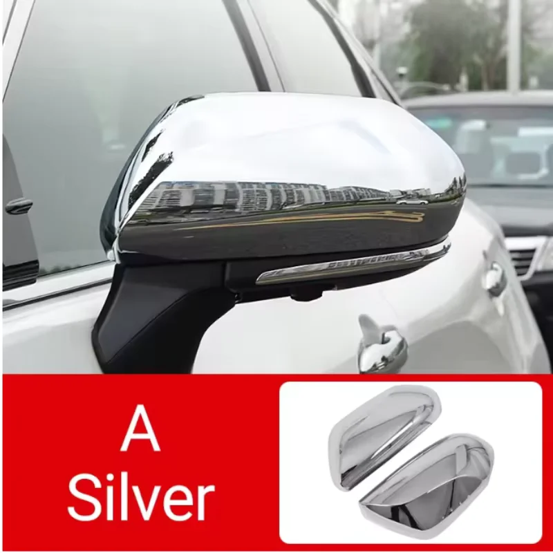 ABS Carbon Fiber Car Rearview Mirror Cover Trim Side Mirror Cap Accessories Fit For Toyota Camry XV70 2018 - 2023