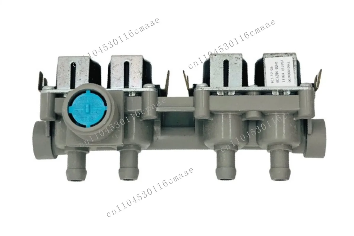 Applicable To FCF-12-G6 Drum Washing Machine 0024000338A Water Inlet Solenoid Valve One in And Four Out Accessories AC120V