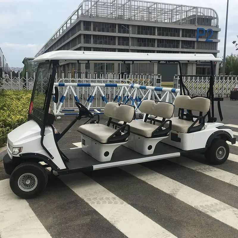 Popular 6 Seat Lithium Golf Cart with 6 Passenger Capacity Manufacture's Competitive Price Sightseeing Car