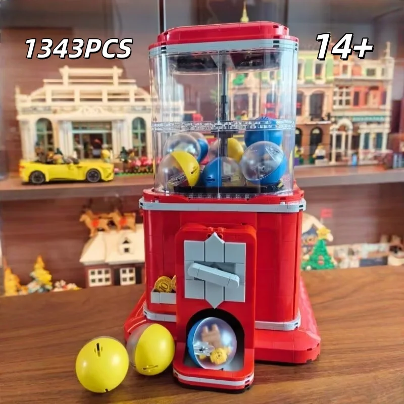 

2025new 1343PCS 21358 Vending Mechine Building Blocks Classic Creative Coin Construction Bricks Model Children Toys Gifts