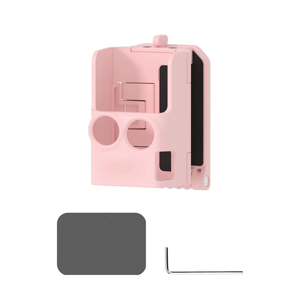 Magnetic Bracket Base 8x7x5cm Adjustable Angle Multifunctional Desktop Base With Non-slip Grid Pad For DJI Pocket 3 Camera Parts