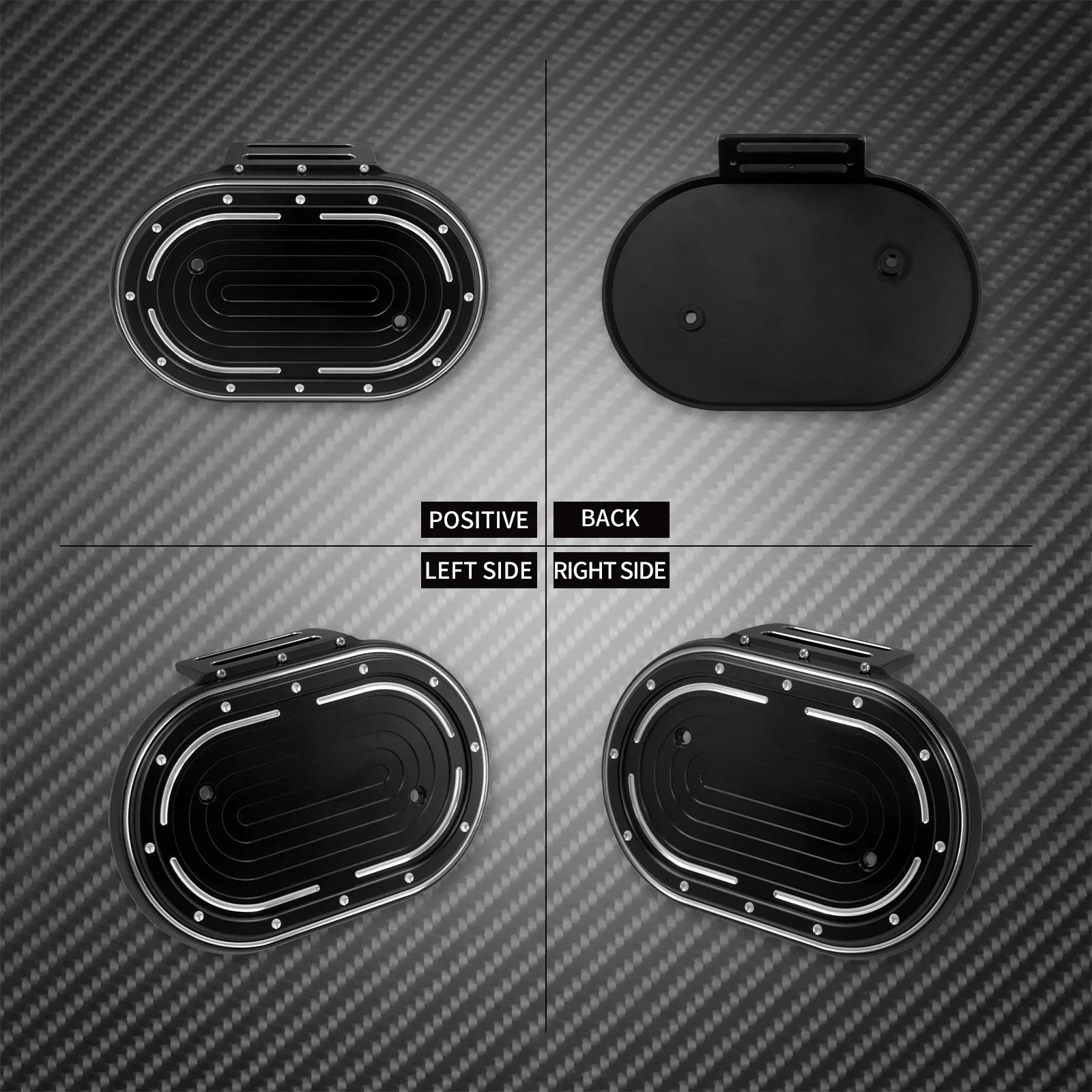 غطاء صندوق الهواء للدراجات النارية غطاء الكسوة البيضاوي لمرشح الهواء لدراجة Harley Softail Breakout FLFB FXBRS 18-Up Touring Street Glide M8 114 17-Up