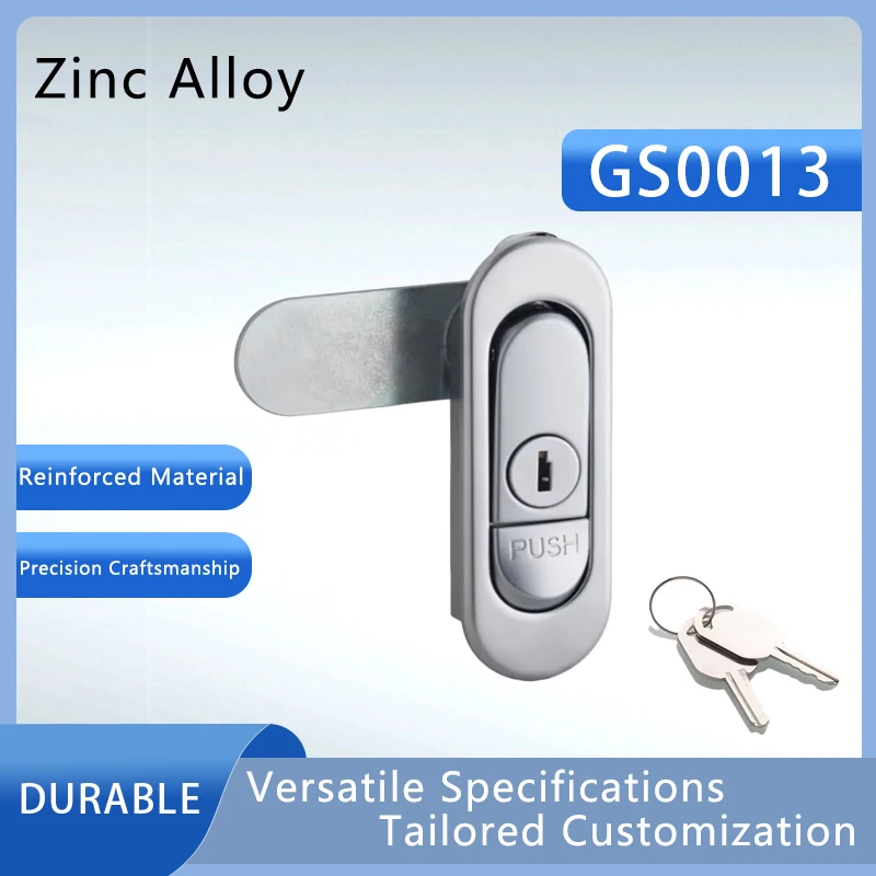 Zinc Alloy Flat Lock Electric Cabinet Door Lock Distribution Box Door Lock Switch Cabinet Lock