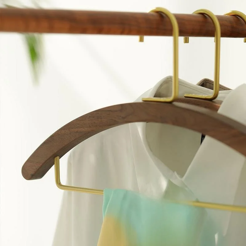 

Simple round Wooden Heart Shaped Copper Clothes Hanger for Wedding Dress Retro Style Interior Design DIY Handcraft Underwear