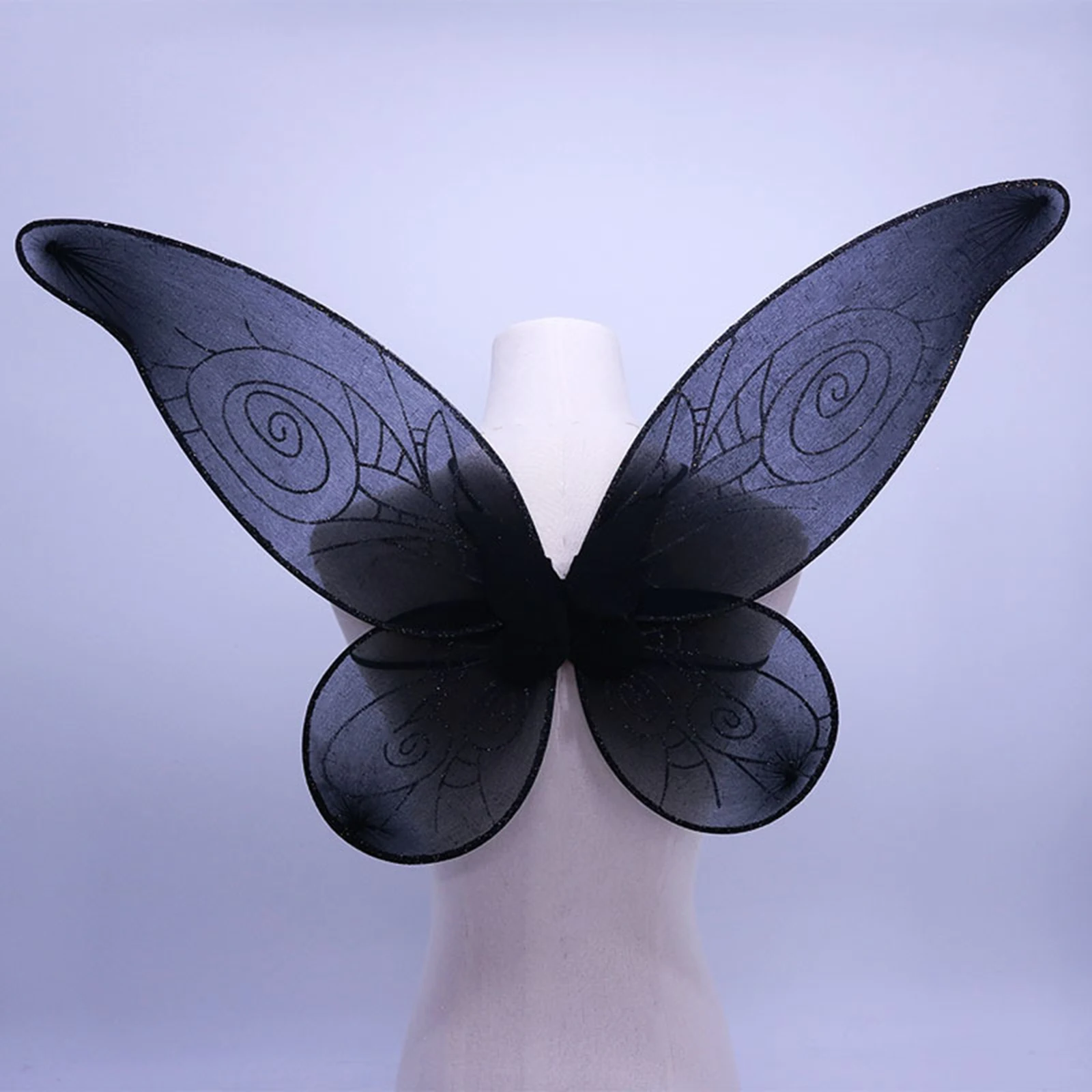 Ali di fata a farfalla vestono ali d'angelo accessori per bomboniere per feste di compleanno per ragazze Halloween Cosplay Elf Wings Princess Wear