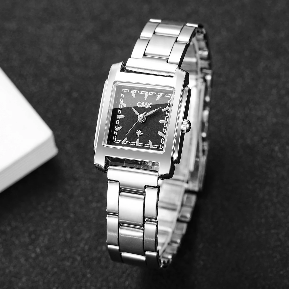 أزياء ساحة المرأة كوارتز ساعة السيدات سبيكة حزام ساعة اليد الفتيات ساعة Relogio Feminino (بدون صندوق) #4