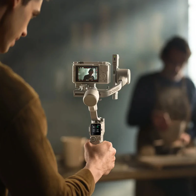 DJI RS 4 mini 2nd-Gen أقفال محور آلي 2 كجم/4.4 رطل حمولة للكاميرا والهاتف العلامة التجارية الأصلية الجديدة في المخزون