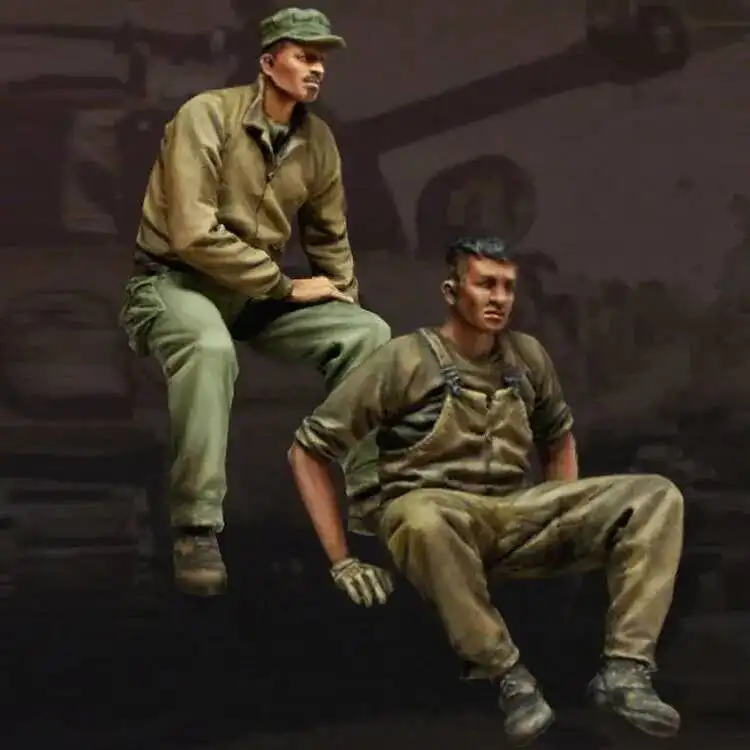 1/35 kit modello kit resina Brad Pitt The film Fury (5 persone) 386