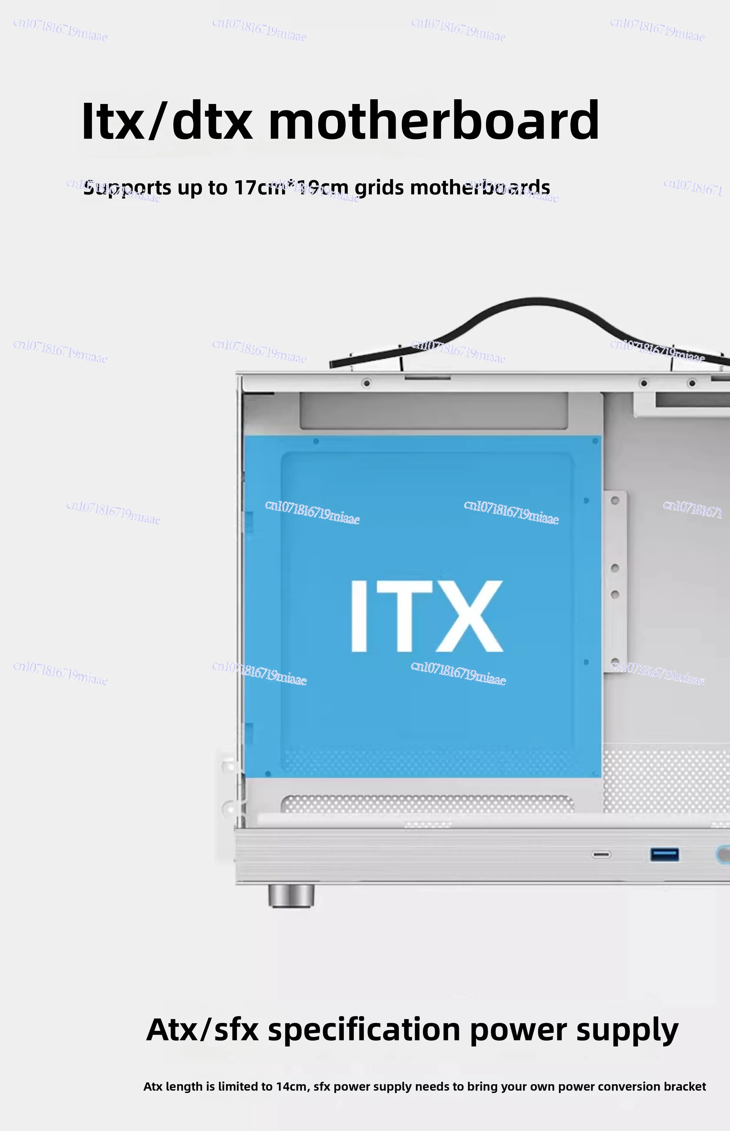 G200 Case Draagbare ITX Draagbare TYPECmini Computer Hoofdbehuizing Desktop