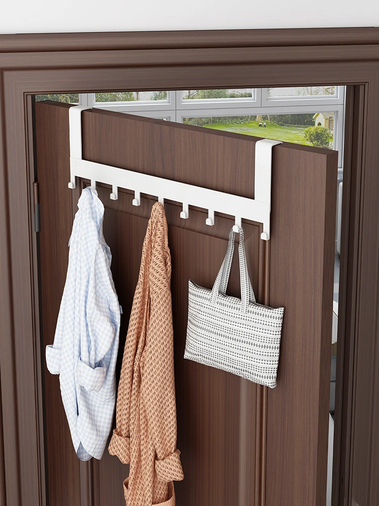 

Hook Behind the Door Hanger Bedroom Door Free Punching Door Back Storage Hooks Clothes Bags Hanger Coat Hooks Home Decorations