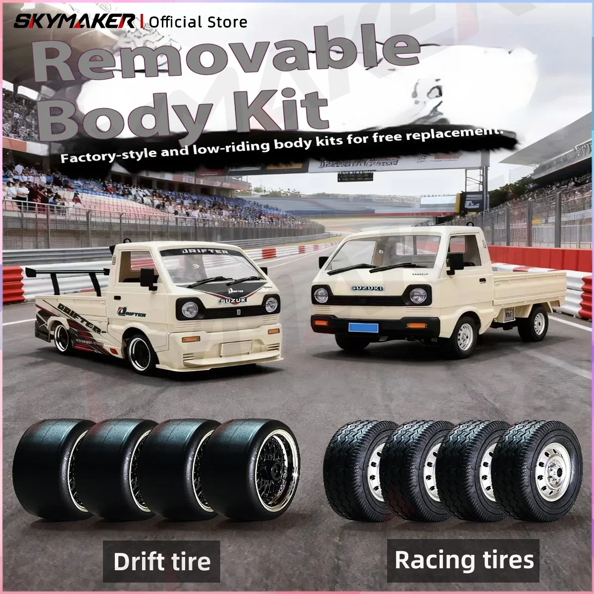WPL D14S 1/10 Full Scale RC Car Metal Upgrade Parts 2435 Brushless Motor 4WD 2.4G New Remote Control LED Lights Toy Gift for Boy