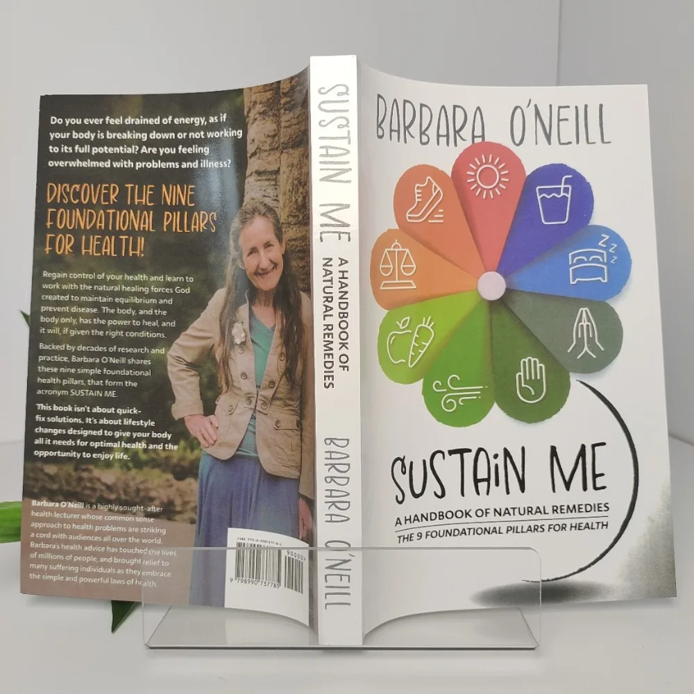 Sustain Me Barbara O'Neill Natural Health English Paperback 9 Foundational Pillars Holistic Wellness Guide Free Shipping