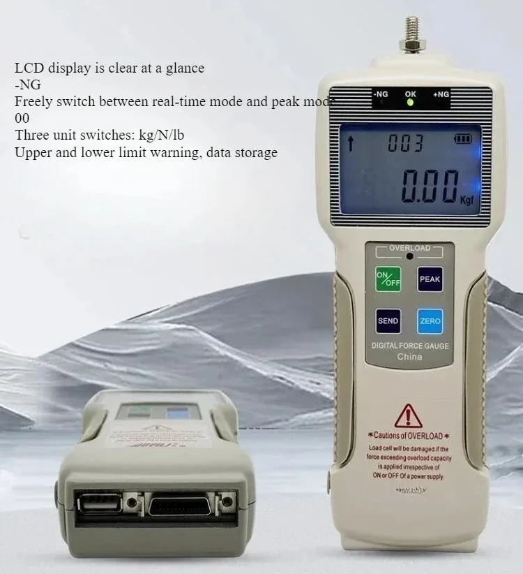 Digital Display Force Gauge ZP5-1000N, dynamometer, Rally meter ZP-5,10,20,50,100, 200, 500,1000 Dynamometer
