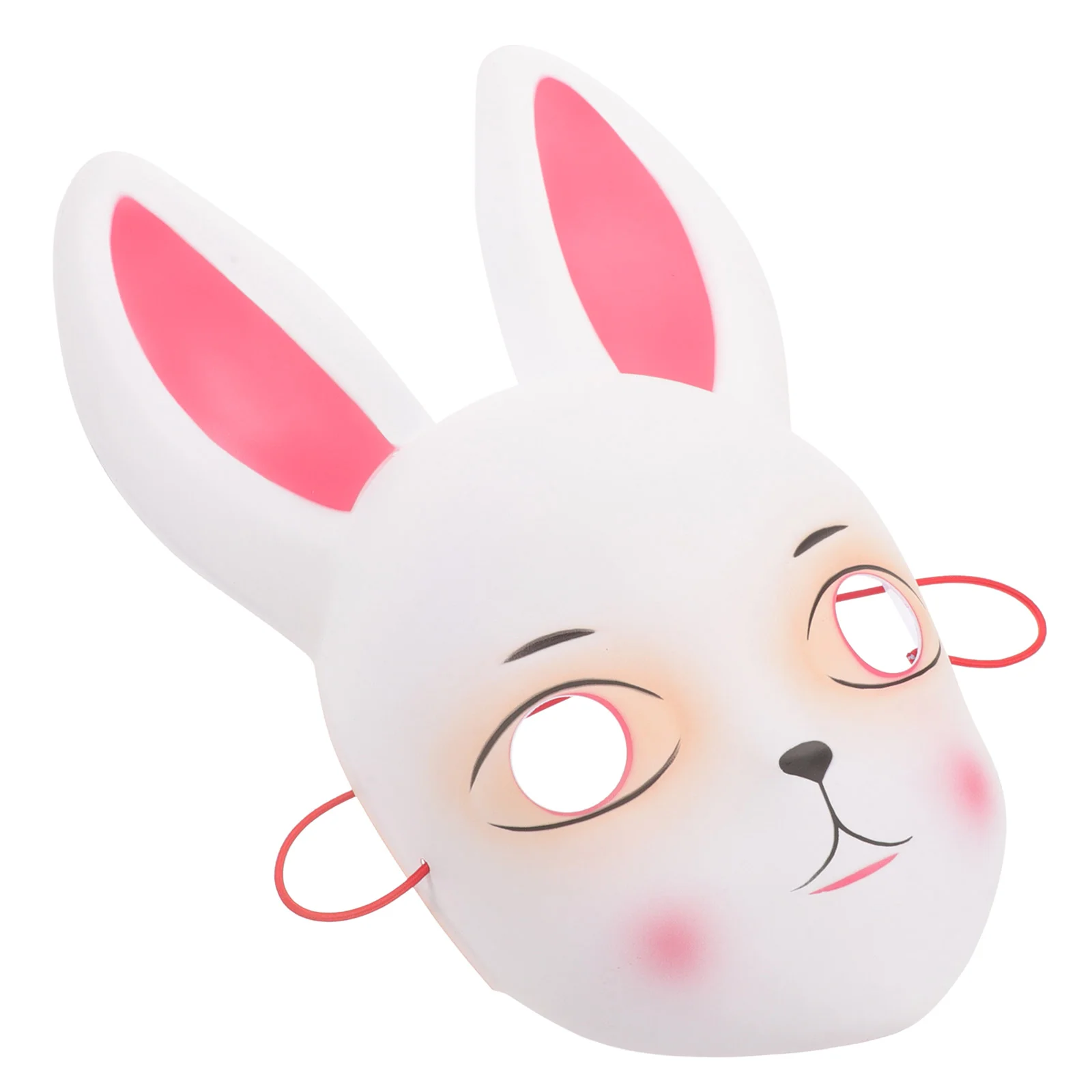 Ear Muffs Bunny Mask Cartoon LED Halloween Decorative Party Ornament White Easter Student