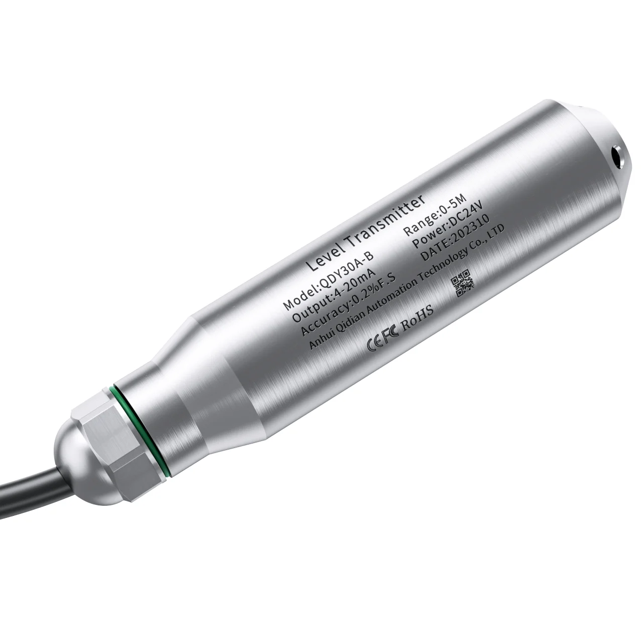 入力タイプ-統合型温度レベルトランスミッター-水温、水位センサー-1-2-3-4-5m-4-20ma-rs485