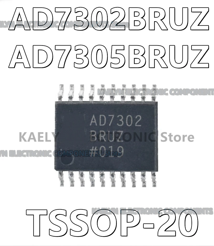 10Pcs/lot AD7302BRUZ AD7302 AD7305BRUZ AD7305 8 Bit Digital to Analog Converter 2 20-TSSOP