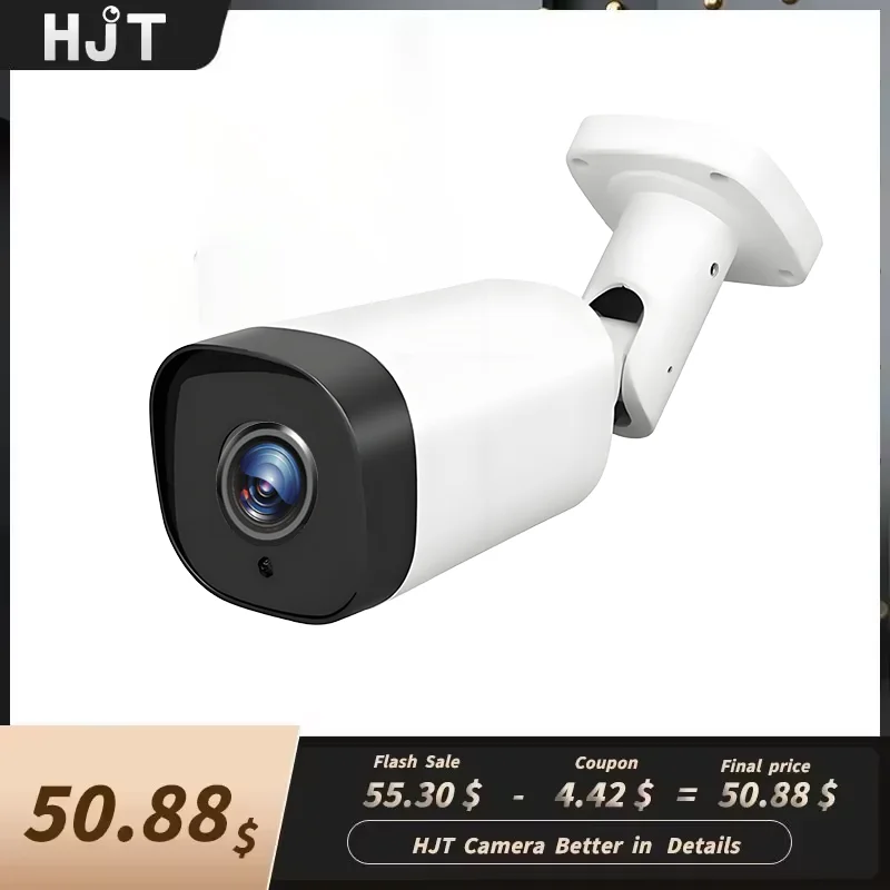 HJT 8MP 4K Poe So-ny415 الأمن كاميرا 5MP اتجاهين الصوت 940nm غير مرئية IR Led في الهواء الطلق مقاوم للماء مع فتحة بطاقة SD TF 3 #1