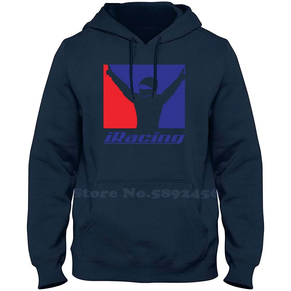 iRacing Logo Fashion Sweatshirt Hoodie Top Quality Graphic 100% Cotton Hoodies