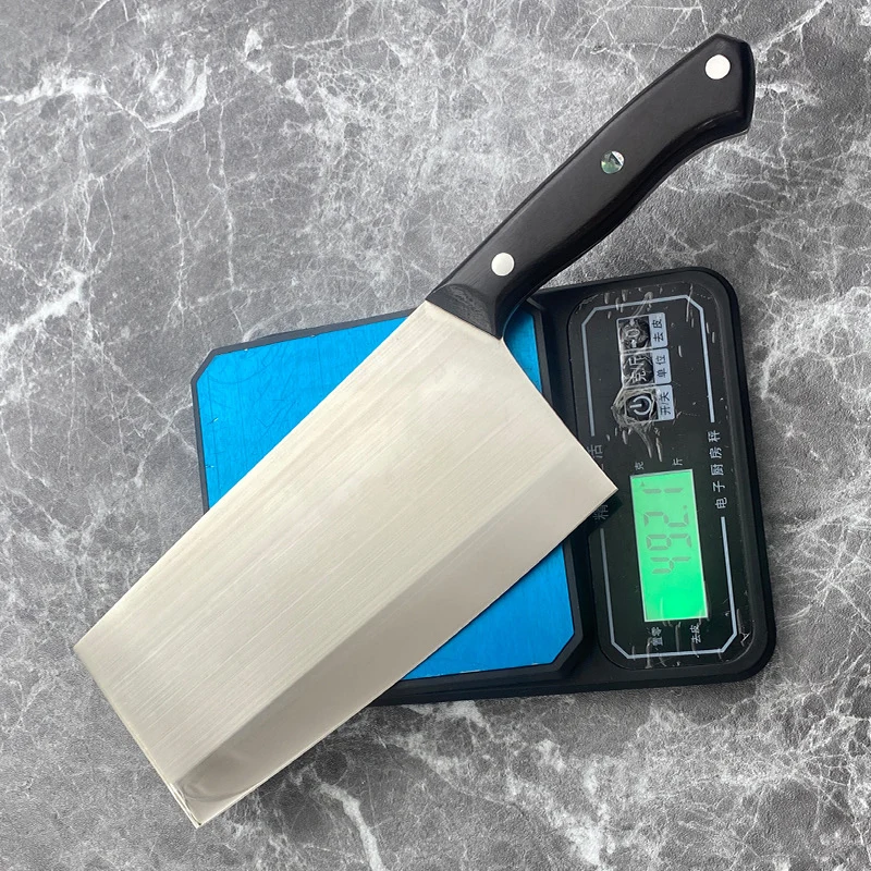 8.3 Inch Slicing Knife Welding APZ10 Powder Steel Blade Wood Handle Chef Cleaver Meat Cutting Vegetables Handmade Kitchen Knives