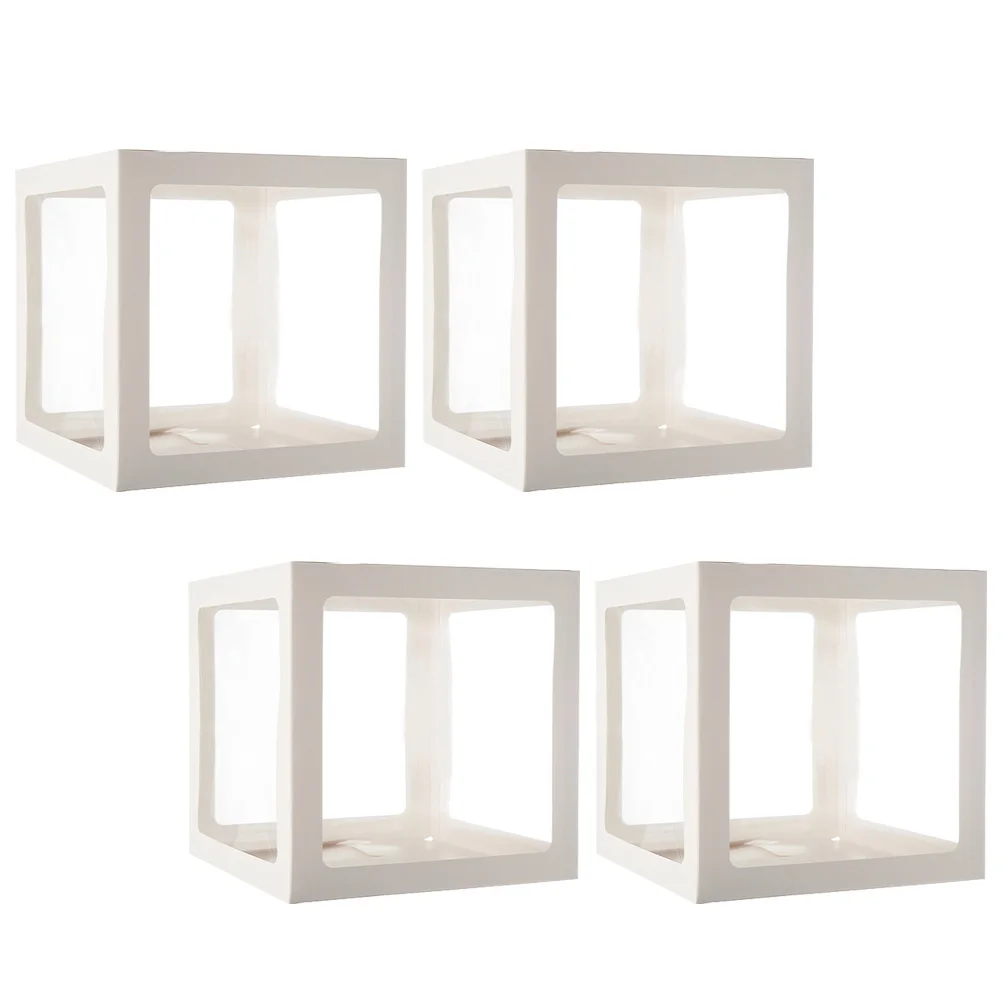 

4pcs Balloon Gift Box Party Decorations Birthday Wedding Favors Transparent Cases Storage DIY Accessories Home Decor
