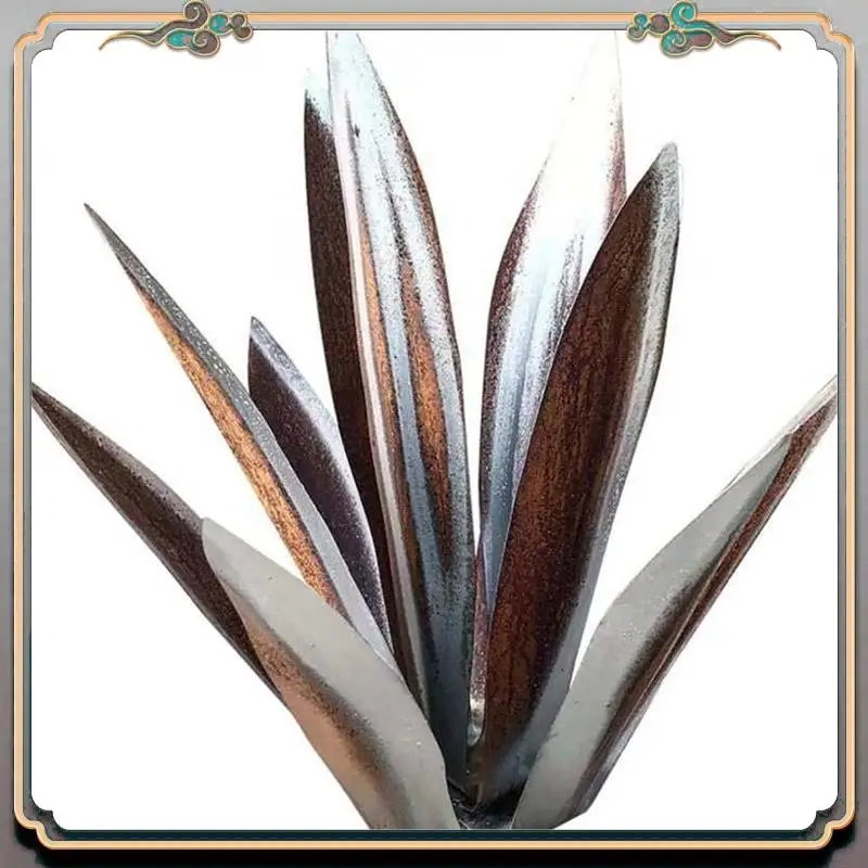 

1 шт. DIY металлическая агава растение в деревенском стиле ручная роспись металлическая агава сад двор художественное украшение 27 см