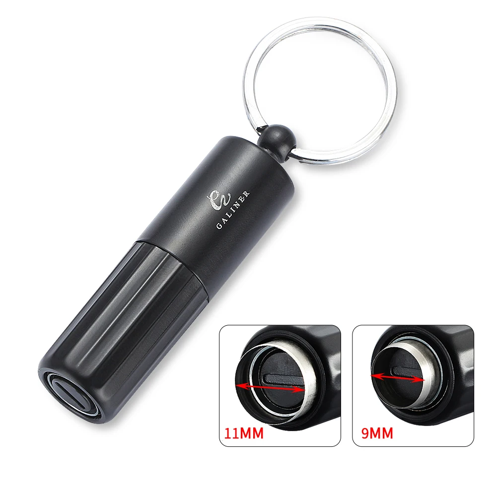 GALINER Metal Cigar Cutter Punch Portable Drill Opener Cigar Accessories Smoking Tool