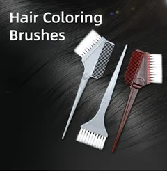 Hair Coloring Brushes Plates Dye Cream Brushes Dye Hair Brushes Combs Professional Hairdressing Tools for Home Barber Shop 염색빗