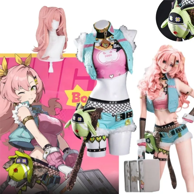 

New Zenless Zone Zero Nicole Demara Cosplay Costume Anime Uniform Wig Suit for Women Halloween Party Game Roleplay Outfits