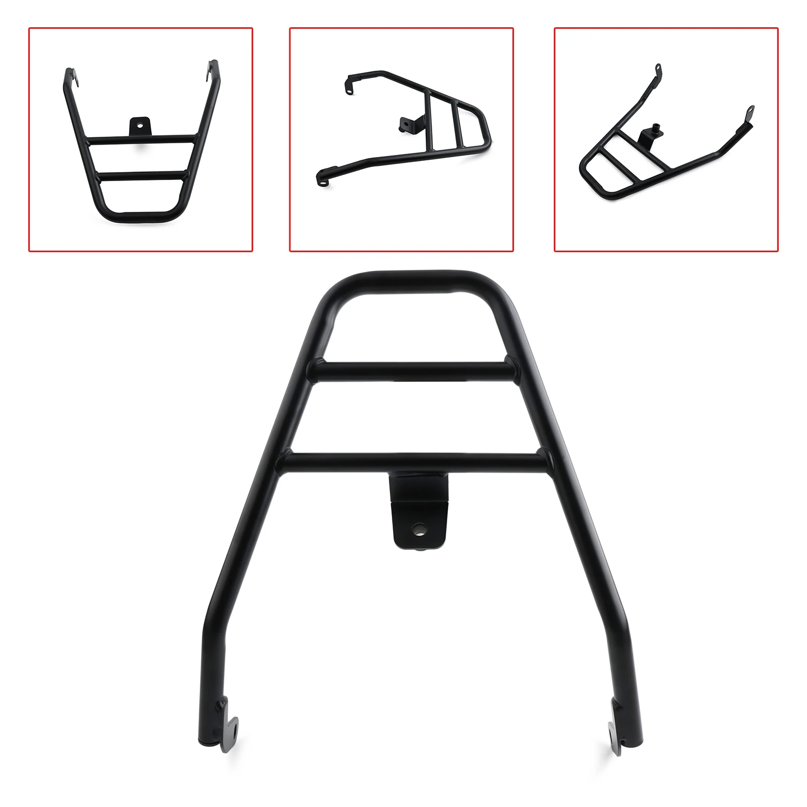 Black Luggage Rack Cargo Rear Carrier For Yamaha Tracer 700 / GT 2016-2020