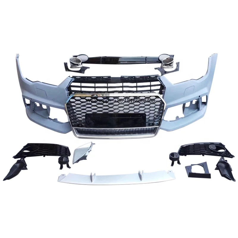 

A7 or S7 4G Car Front Bumper Facelift RS7 Car Bumper with Grill for A7 S7 Car Bodykit 2015 2016 2017 2018