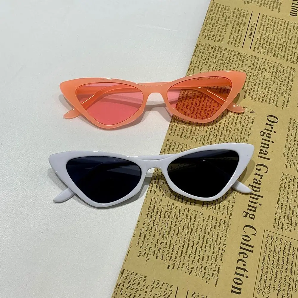 Small Frame Cat Eye Sunglasses Fashion Trendy UV400 Protection Eyewear Streetwear Accessories for Women