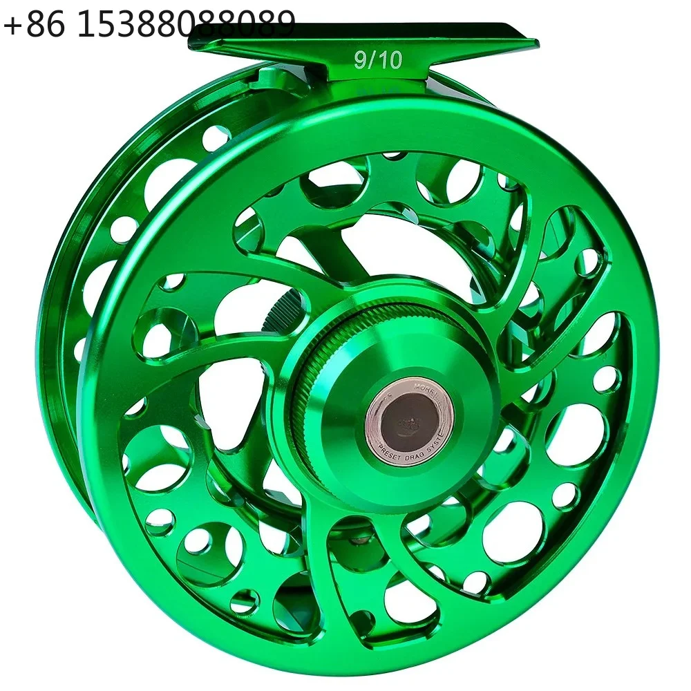 High-performance metal fly-fishing reels for right-hand use in saltwater, freshwater streams and rivers(1PCS)