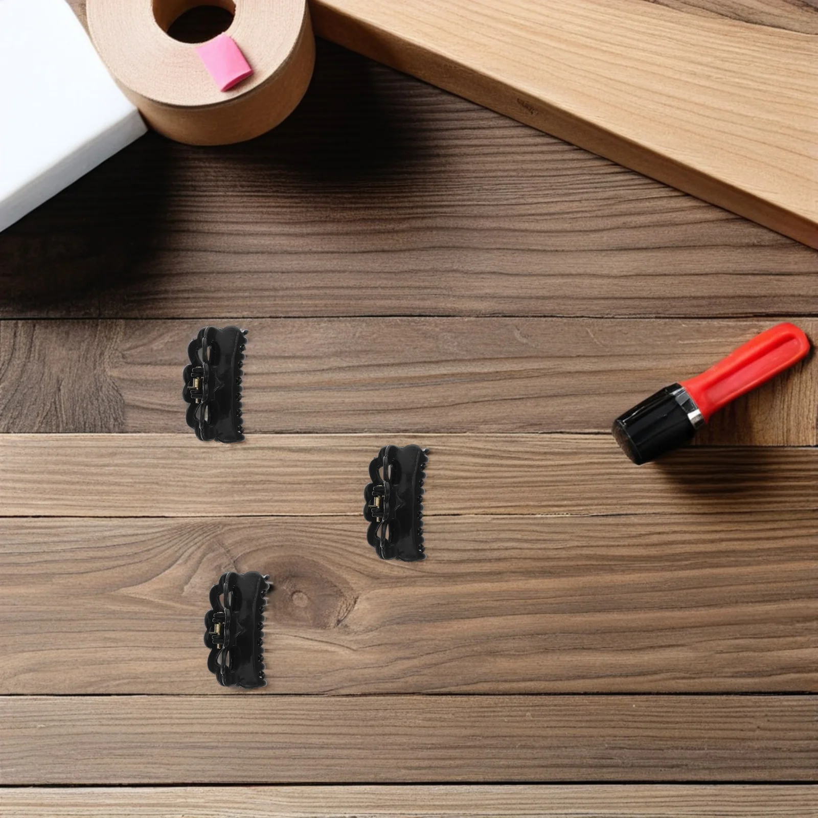 

20Pcs Mini Hair Claw Clips Black Small Non Slip Tiny Plastic Jaw Clips for Wigs Hair Extensions Women Strong Hold